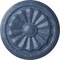 Ekena Millwork Olivia Ceiling Medallion (Fits Canopies up to 2 1/8"), 7 7/8"OD x 1 1/8"P, Americana Crackle CM07OLAMC - alternate 1